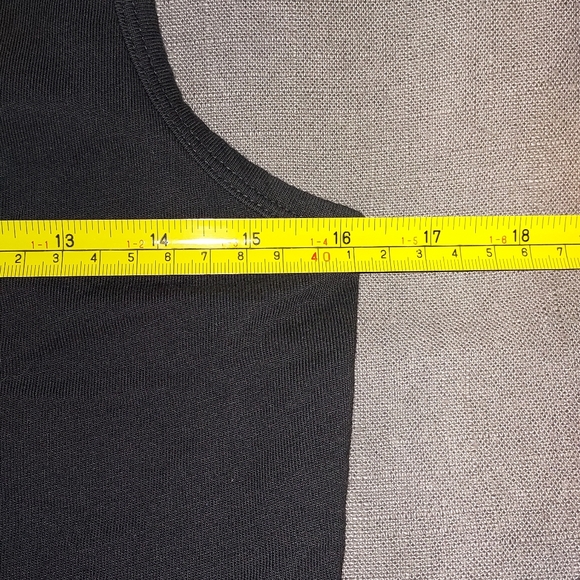 100% Cotton  Black Tiered Maxi Dress Xs - Picture 6 of 7